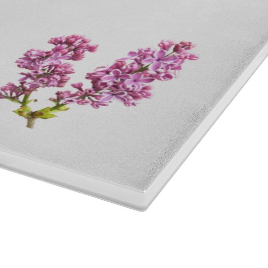 Raad voor het snijden - Lila bloesems Snijplank (Hoek)