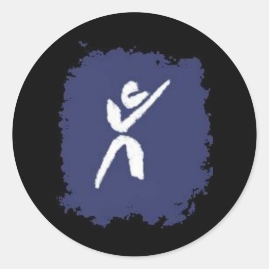 Raad voor seculier humanisme ronde sticker (Voorkant)