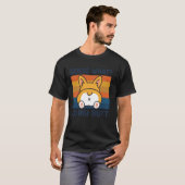 Raad Wat Corgi Staart T-shirt (Voorkant volledig)