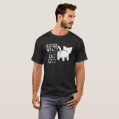 Raad Wat Kattenstaart Kattenbezitter T-shirt (Voorkant volledig)