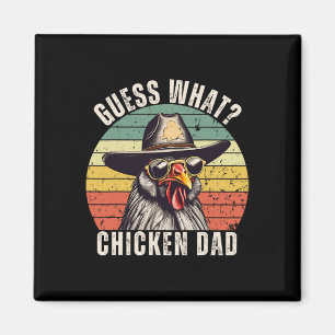 Raad Wat Kip Papa Cowboy Vaderdag V Magneet