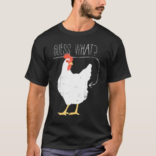 Raad Wat Kippenkont Is T-shirt (Voorkant)