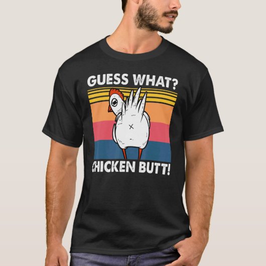 Raad Wat Kippenkont T-shirt (Voorkant)