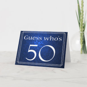 Raad wie 50 is? kaart