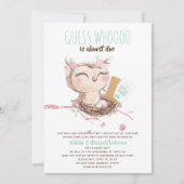 Raad Wie Bijna Geboren Wordt Mail BabyShower of Dr Kaart (Voorkant)