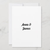 Raad wie bruid of bruidegom bruiloft spel kaart (Achterkant)