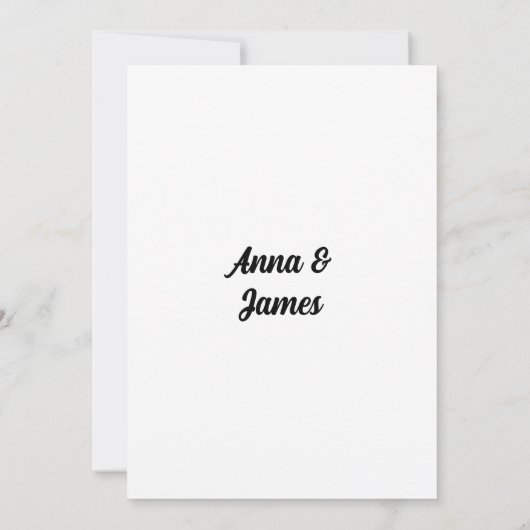 Raad wie bruid of bruidegom bruiloft spel kaart (Achterkant)