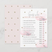 Raad wie bruid of bruidegom roze Vrijgezellenfeest Kaart (Voorkant / Achterkant)