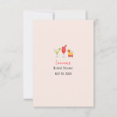 Raad wie cocktail drankjes Douche spel Kaart (Achterkant)