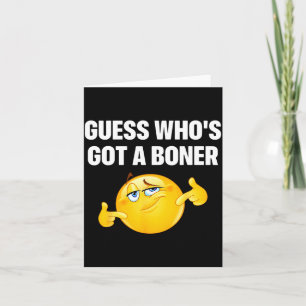 Raad Wie Een Stoute Volwassenenhumor Heeft Kaart