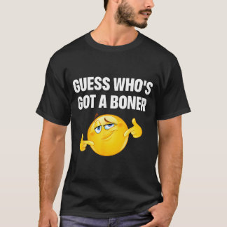 Raad Wie Een Stoute Volwassenenhumor Heeft T-shirt