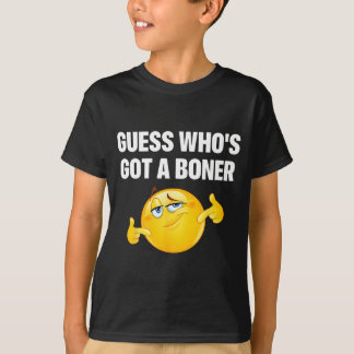Raad Wie Een Stoute Volwassenenhumor Heeft T-shirt