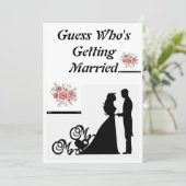 Raad Wie Er Gaat Trouwen Kaart (Staand voorkant)