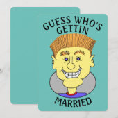 RAAD WIE ER GAAT TROUWEN -  KAART (Voorkant / Achterkant)