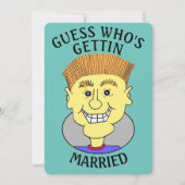 RAAD WIE ER GAAT TROUWEN -  KAART (Voorkant)