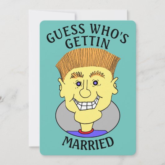 RAAD WIE GAAT TROUWEN - KAART (Voorkant)