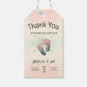 "Raad Wie" Geslacht bekend maken Echografie Baby S Cadeaulabel (Voorkant)