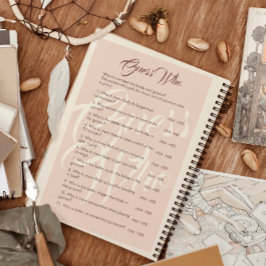 Raad wie minimalistische bruiloft & Vrijgezellenfe