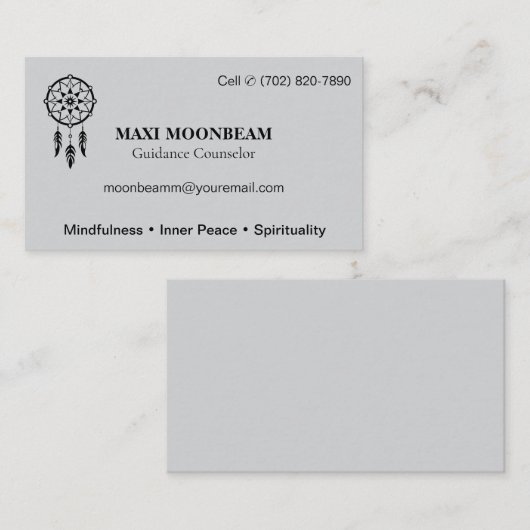 raadgeefster | basis-Visitekaartje Visitekaartje (Voorkant / Achterkant)