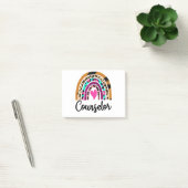 Raadgever Regenboog Luipaard Grappige School Raadg Post-it® Notes (Kantoor)