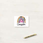 Raadgever Regenboog Luipaard Grappige School Raadg Post-it® Notes (Op bureau)