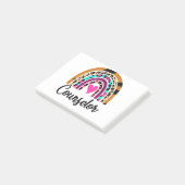 Raadgever Regenboog Luipaard Grappige School Raadg Post-it® Notes (Schuin)