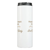 Raadpleeg de kat: Ik ben buiten dienst Thermosbeker (Achterkant)