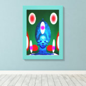 Raadpleeg de Oracle Canvas Afdruk (Insitu (Houten vloer))