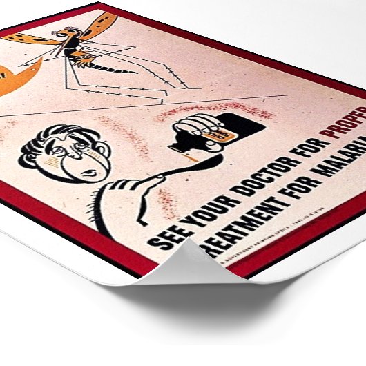 Raadpleeg uw arts voor een juiste behandeling van  poster (Hoek)