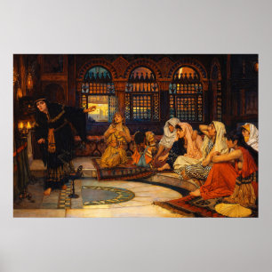 Raadplegen van het Orakel door John William Waterh Poster