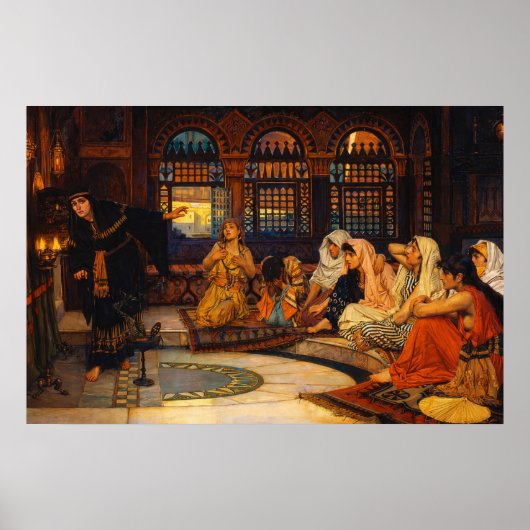 Raadplegen van het Orakel door John William Waterh Poster (Voorkant)