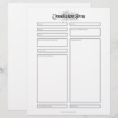 Raadplegingsformulier (Voorkant / Achterkant)