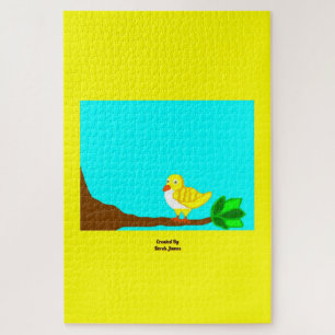 Raadsel 20" x 30 " van de Vogel van de goedemorgen Legpuzzel