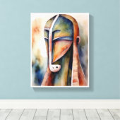 raadsel canvas afdruk (Insitu (Houten vloer))