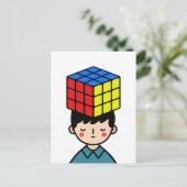 raadsel feestdagenkaart (Staand voorkant)