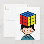 raadsel feestdagenkaart (Voorkant / Achterkant)