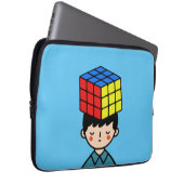 raadsel laptop sleeve (Voorkant Rechts)