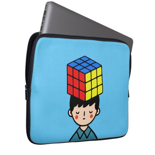 raadsel laptop sleeve (Voorkant Rechts)