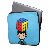 raadsel laptop sleeve (Voorkant Links)