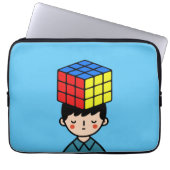 raadsel laptop sleeve (Voorkant)