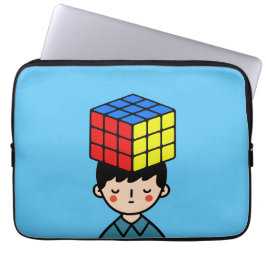 raadsel laptop sleeve