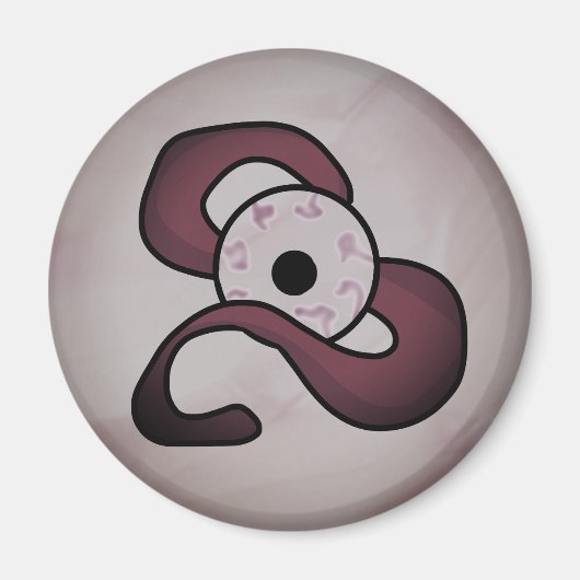 raadselachtig verstrengeld oog magneet (Voorkant)