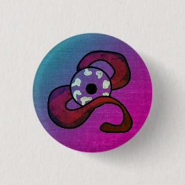 raadselachtig verstrengeld oog ronde button 3,2 cm