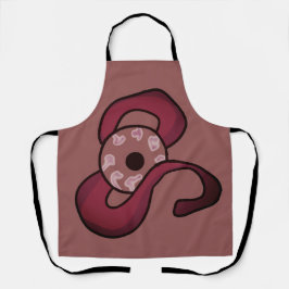 raadselachtig verstrengeld oog schort