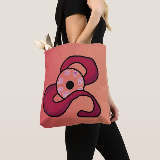 raadselachtig verstrengeld oog tote bag (Dichtbij)