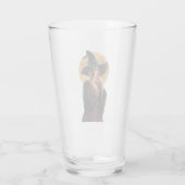raadselachtige heksenkop glas (Achterkant)