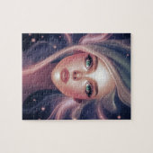 raadselachtige smaragdgroene ogen godin legpuzzel (Horizontaal)