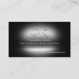 Raadsman of Therapist, Talking Head logo Visitekaartje