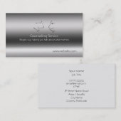 Raadsman of Therapist, Talking Head logo Visitekaartje (Voorkant / Achterkant)