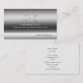 Raadsman of Therapist, Talking Head logo Visitekaartje (Voorkant / Achterkant)